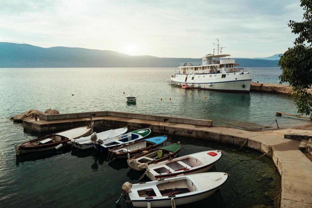 mały port w Chorwacji