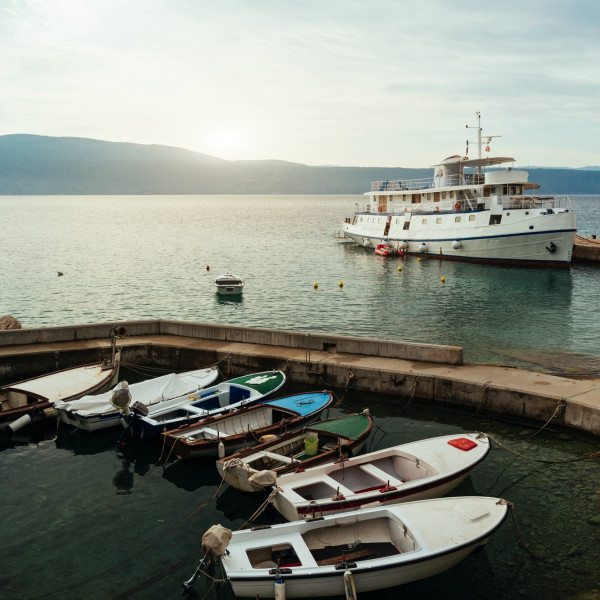 mały port w Chorwacji
